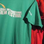 Photo of my Leeds Film Festival t-shirt