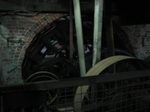 Photo of wheels and cogs in the mill