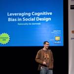 Joshua on stage at dConstruct